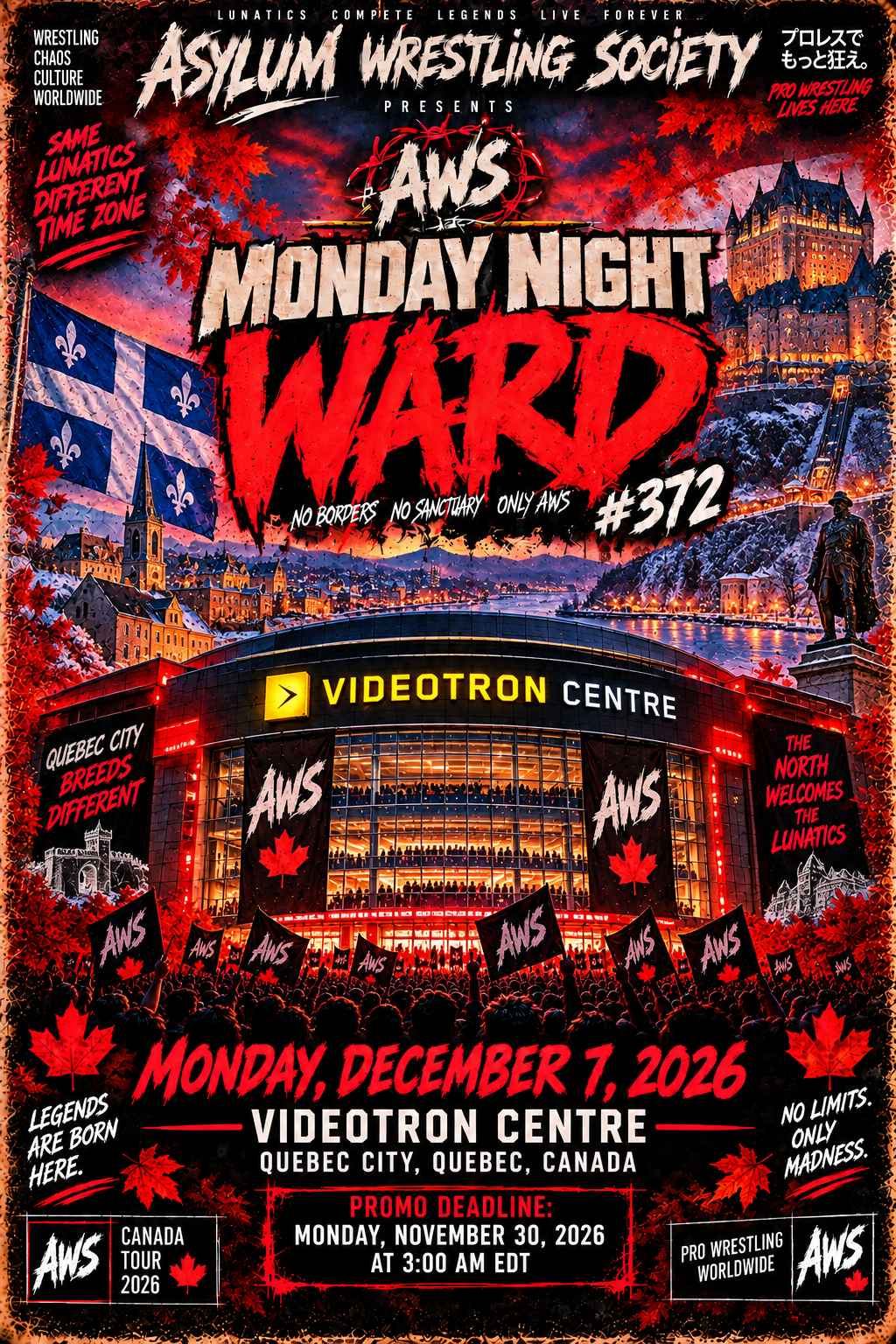 AWS Monday Night Ward #372 Poster